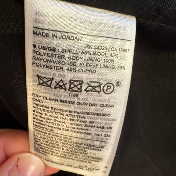 Banana Republic Captain Black Blazer with Gold Buttons - Picture 9 of 9